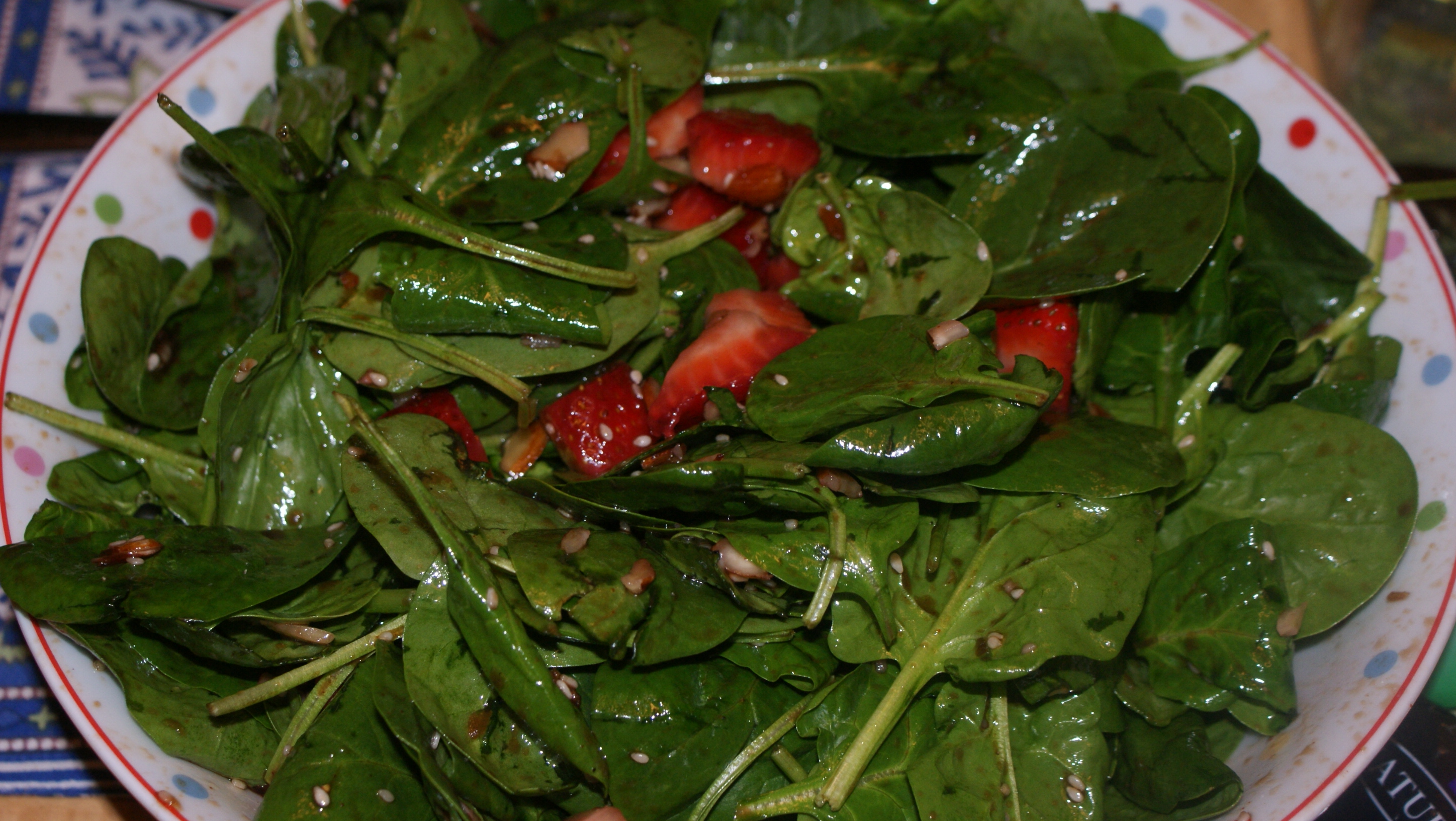 Levi’s Spinach Salad