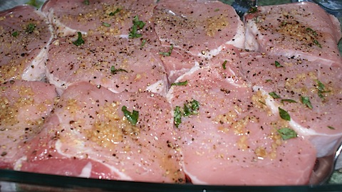Grilled Summer Pork Chops