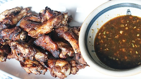 5-Spice Wings and Green Onion-Ginger Dipping Sauce