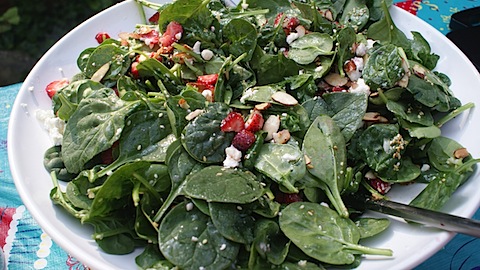 Spinach Summer Salad