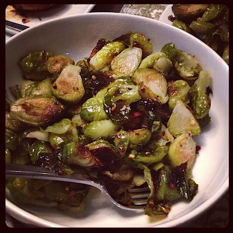 Roasted Brussels Sprouts with a Twist