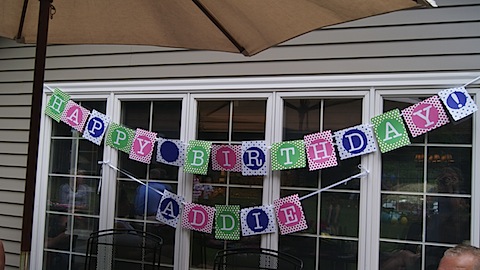 Polka Dot Birthday Party for Addie!