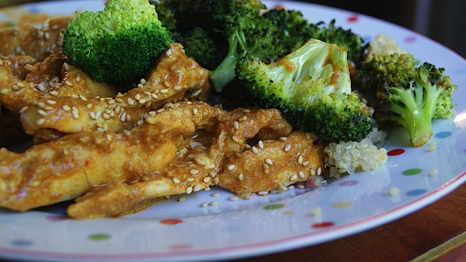 Thai Red Curry Chicken + Broccoli