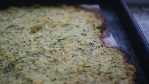 Zucchini Crust Pizza | The Healthy Hostess